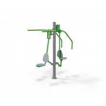 Outdoor fitness zariadenie Pull down Chest press OF2-14-15