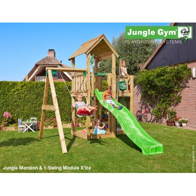 Jungle Gym Mansion 1-Swing so šmýkačkou